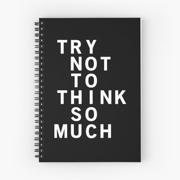 Item preview, Try Not To Think So Much - Funny Best Gift Ideas designed and sold by NDTStore.