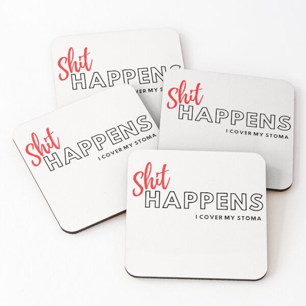 Item preview, Shit happens I cover my Stoma designed and sold by TheOrificeFlow.