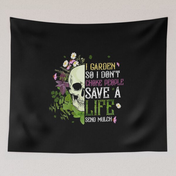 Item preview, I Garden So I Don’t Choke People Save A Life Send Mulch designed and sold by cartbool.