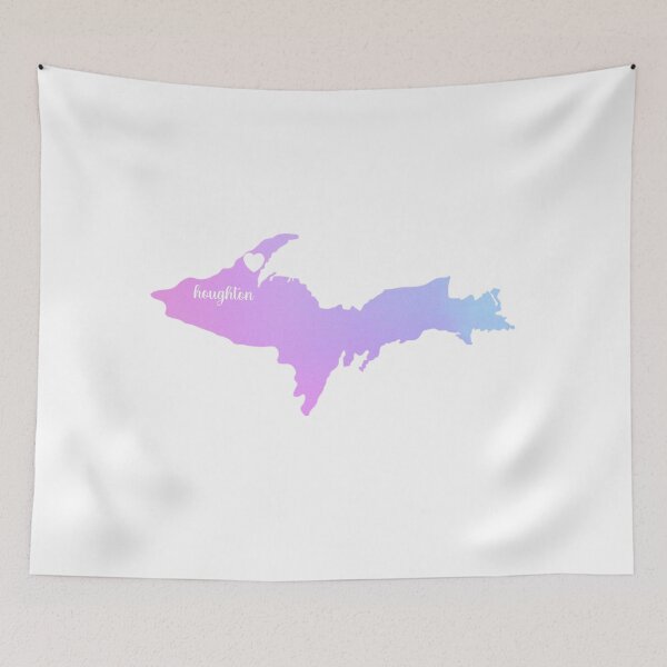 Item preview,  I Love Houghton Watercolor Gradient designed and sold by SantaLisaPier.
