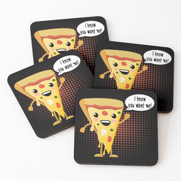 Item preview, Kawaii Pizza Lover - I Know You Want Me designed and sold by Happy Puppy Print On Demand.
