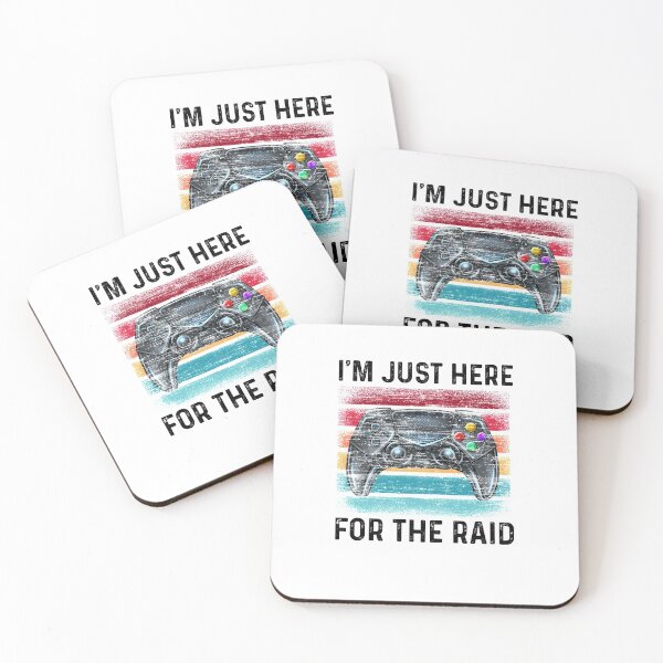 Item preview, Game Im Just Here For The Raid - Funny Best Gift Idea For Gamer Game Lover Birthday designed and sold by NDTStore.