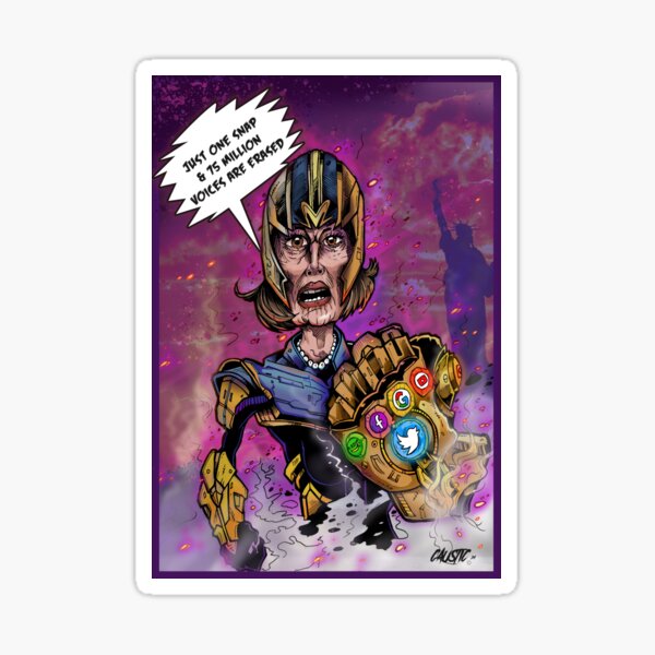 Nanos & The Glove of Stupidity Sticker