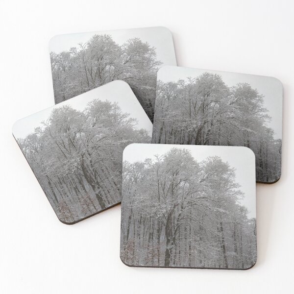 Item preview, Snow Covered Trees on a Cold Winter Day Landscape  designed and sold by PrettyLittlePic.