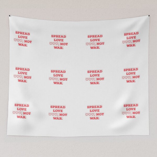 Item preview, Spread love ♡♡♡, not war. designed and sold by Andrew Hopgood.