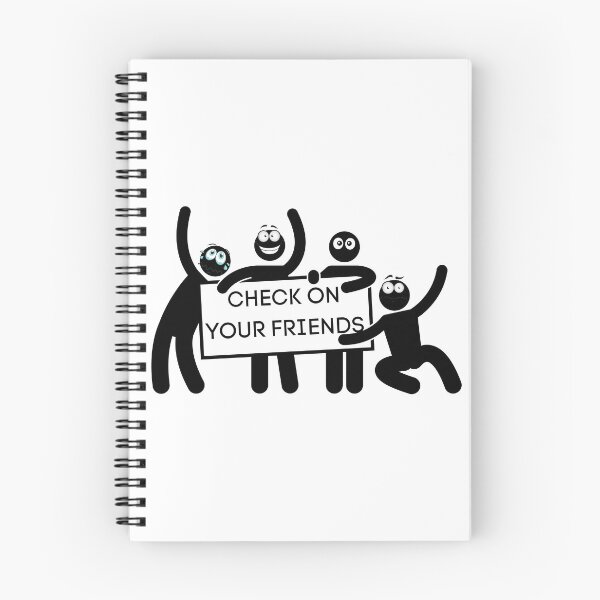 Item preview, Check on your friends, mental health check in designed and sold by Coots89.