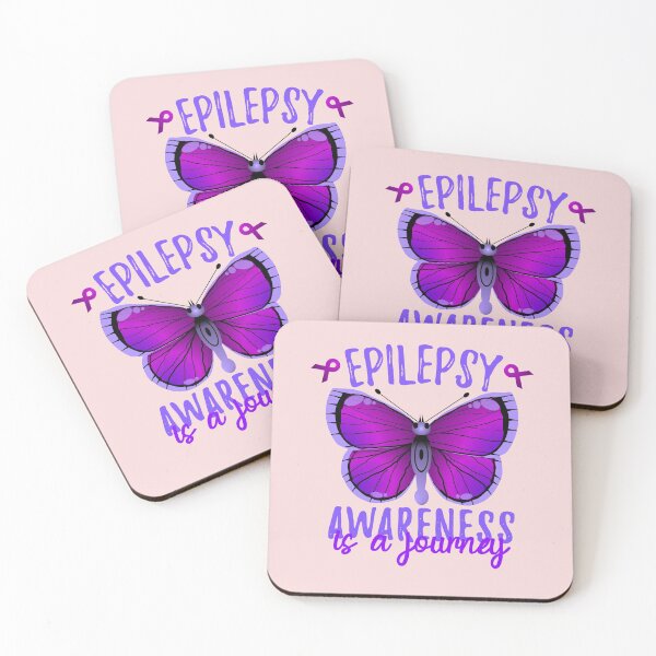 Item preview, KAWAII CUTE PURPLE BUTTERFLY EMOJI EPILEPSY AWARENESS designed and sold by Cr1sV.