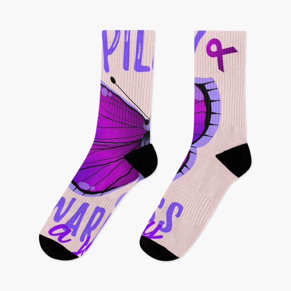 Item preview, KAWAII CUTE PURPLE BUTTERFLY EMOJI EPILEPSY AWARENESS designed and sold by Cr1sV.