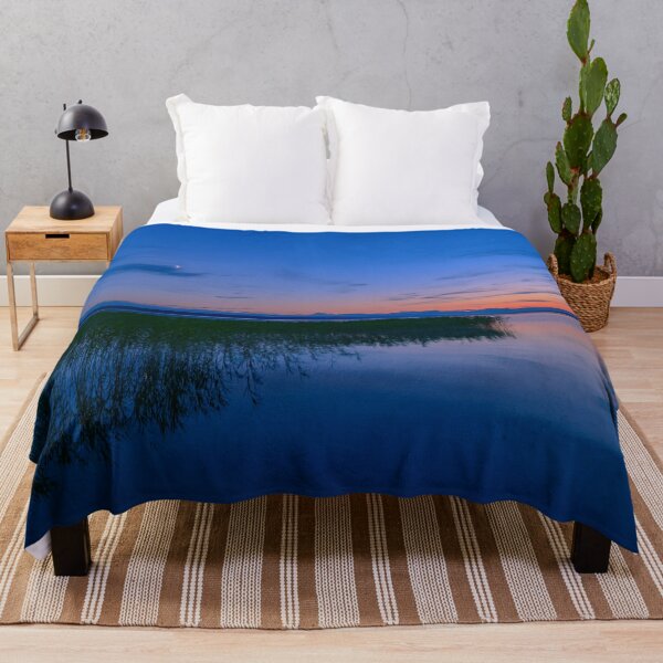 Item preview, Night blue sky over the lake designed and sold by yarvin13.