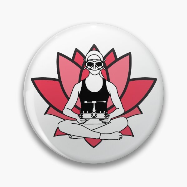 Item preview, Drone Meditation Funny FPV Drone Pilot T-Shirt Design designed and sold by funpix-shop.