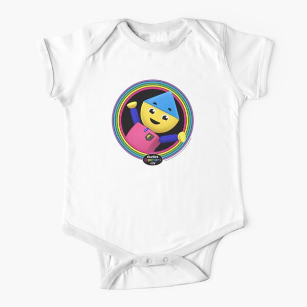 Charlie, Charlie's Colorforms City Short Sleeve Baby One-Piece