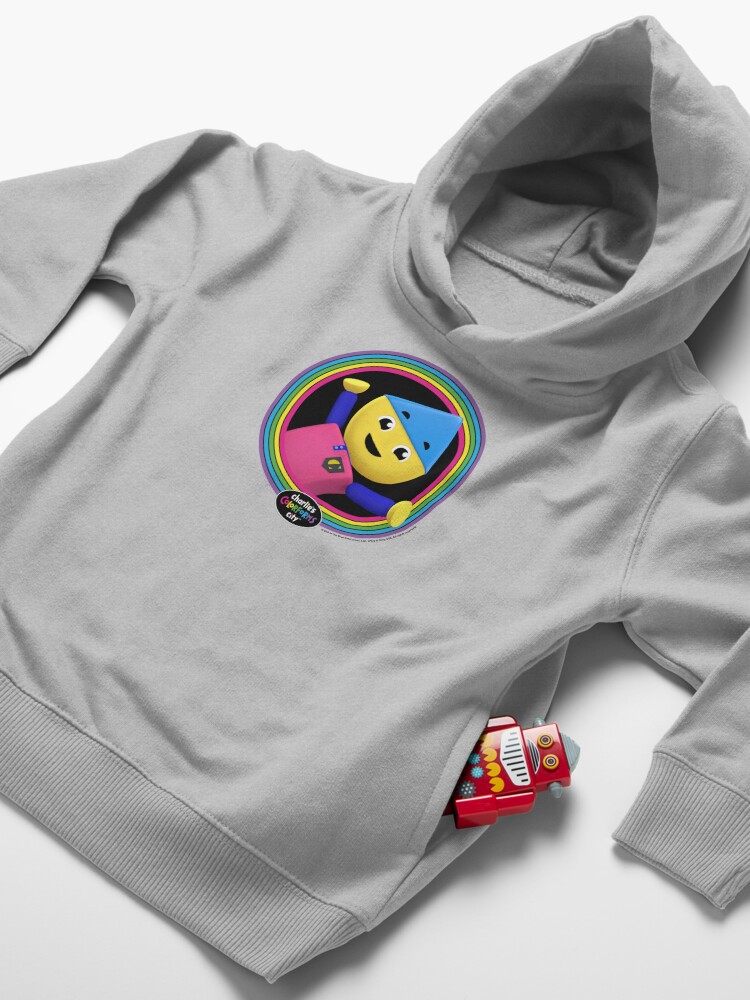 Thumbnail 4 of 5, Toddler Pullover Hoodie, Charlie, Charlie's Colorforms City designed and sold by Eenig.