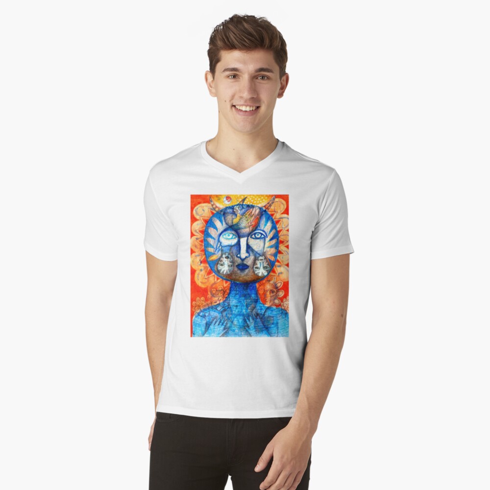 Item preview, V-Neck T-Shirt designed and sold by aremaarega.