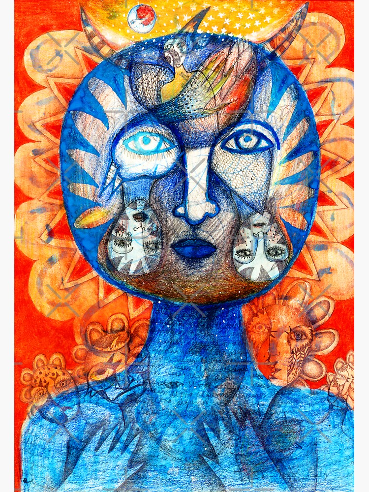 Thumbnail 3 of 3, Sticker, Sol Americano designed and sold by Arema Arega.