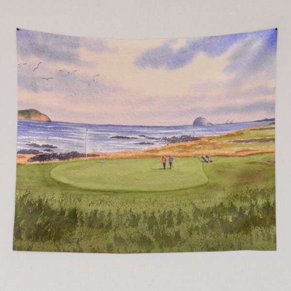 Item preview, The West Links Golf Course North Berwick Scotland 14th Green designed and sold by William Holkham.