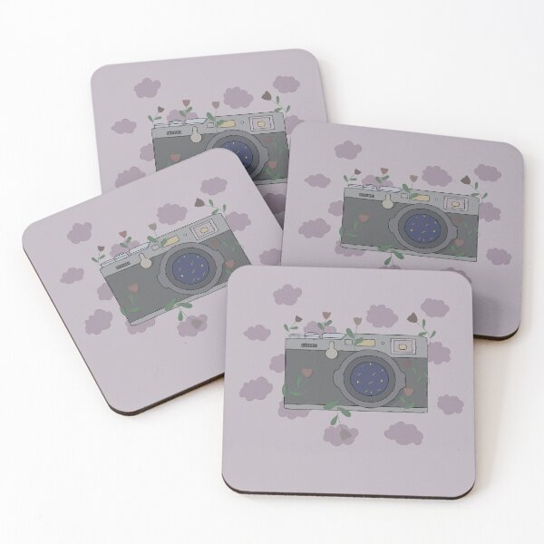Item preview, camera surrounded by flowers designed and sold by tsiguidou.