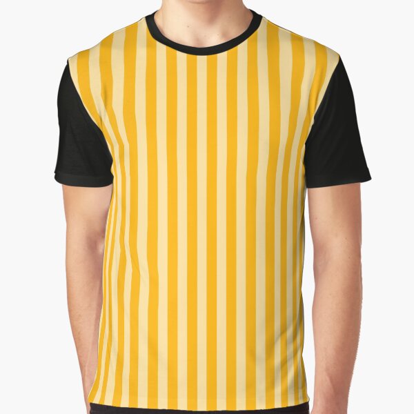 yellow black and white shirt