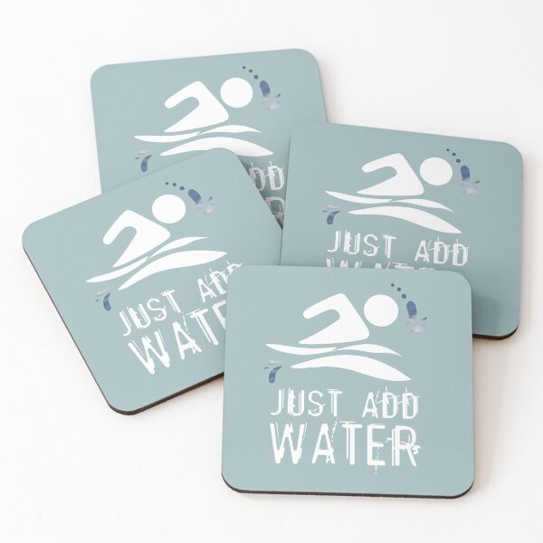 Item preview, Calling all wild open water swimming, winter bathers and surfers.  Just add water fun design for swimmer lovers. designed and sold by Caroline Laursen.