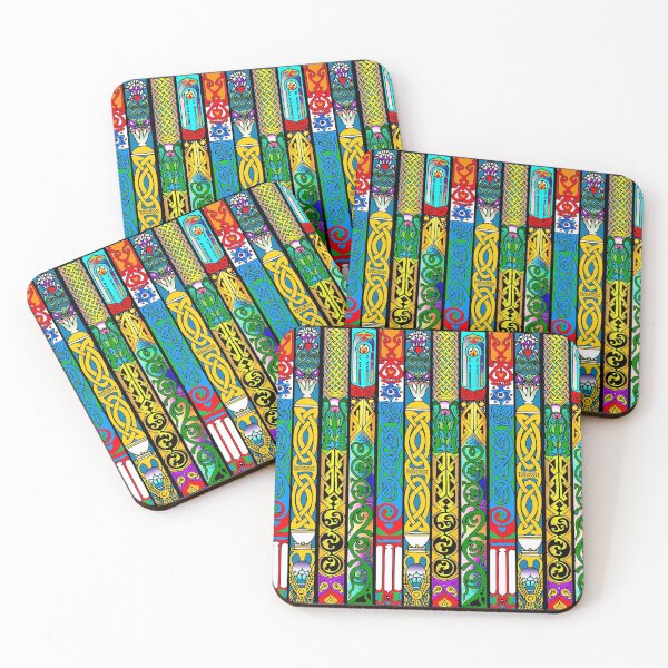 Item preview, A colourful Celtic and Persian influenced column pattern. designed and sold by Frankie Doodles!.