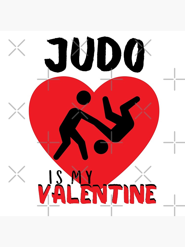 Carte de vœux for Sale avec l'œuvre « Le judo est ma Valentine, cadeau de  judo » de l'artiste MyTeeHere