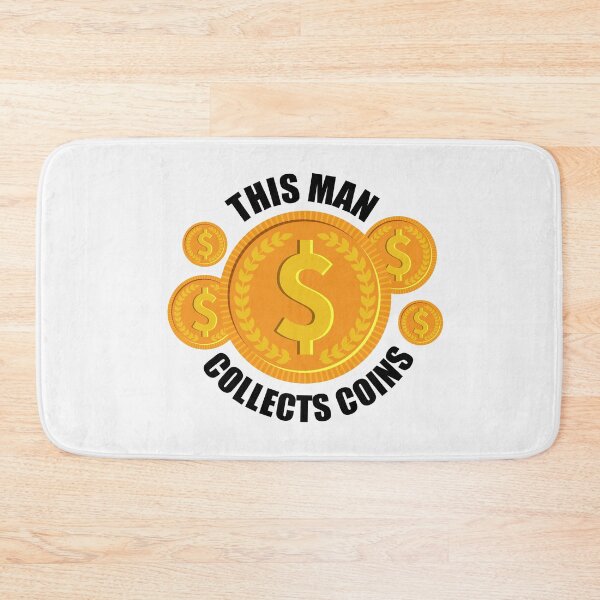 Item preview, Coin Collecting Men Gift designed and sold by ElBeDesigns.