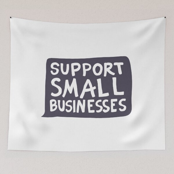 Item preview, Support Small Businesses Black  designed and sold by illhustration.