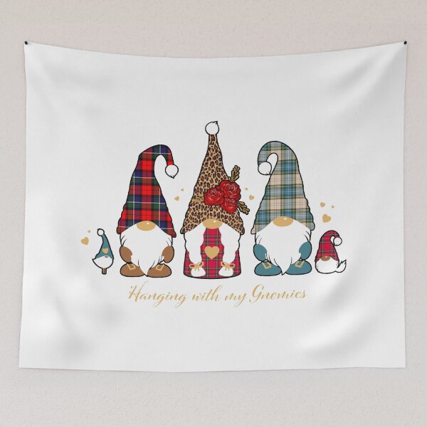Item preview, Hanging with my gnomies, funny gnomes  designed and sold by iclipart.