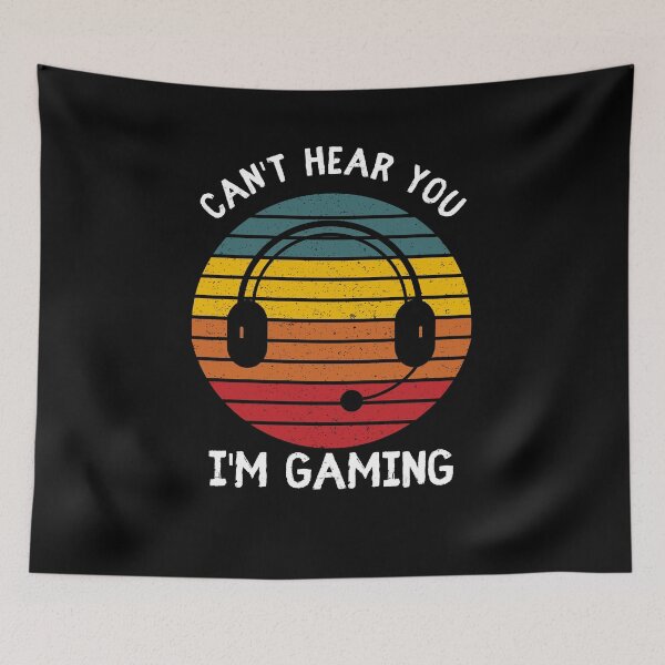 Artikelvorschau, Ich kann dich nicht hören, ich spiele Headset Lustiges Spielergeschenk entworfen und verkauft von Emerg-Apparel.