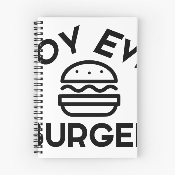 Item preview, Enjoy every burger black text designed and sold by wiggy38.