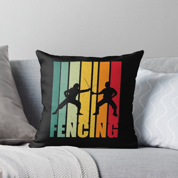 Item preview, Fencing fencer retro designed and sold by ElBeDesigns.