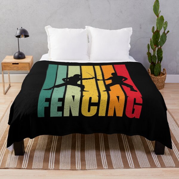 Item preview, Fencing fencer retro designed and sold by ElBeDesigns.
