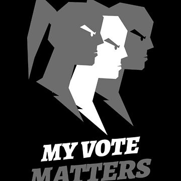 Artwork thumbnail, My Vote Matters (Grey) by CommiesintheUS