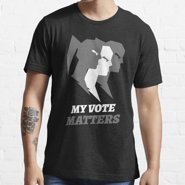 My Vote Matters (Grey) Essential T-Shirt