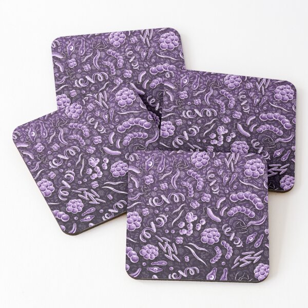 Item preview, Microbial Pattern - Purple designed and sold by Jared Hart.