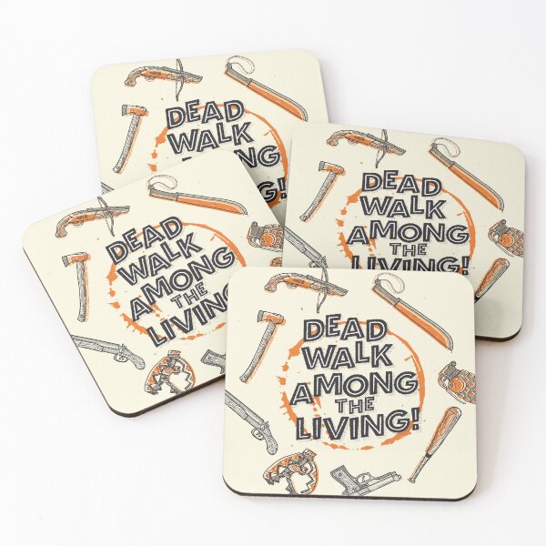 Item preview, Zombie Fighting Weapons Pattern - Horror Movie Tools designed and sold by thegoodwordsco.