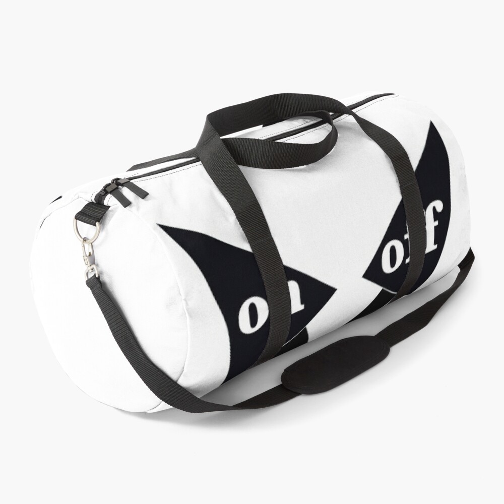 Off-White Arrow Print On Plus Minus Duffle Bag for Sale by