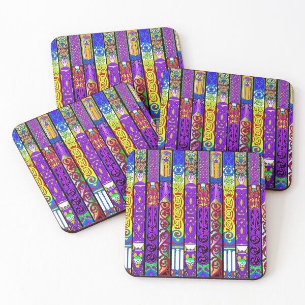 Item preview, A colourful Celtic and Persian influenced column pattern. designed and sold by Frankie Doodles!.