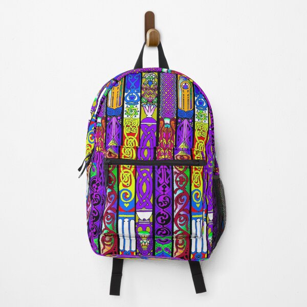 Item preview, A colourful Celtic and Persian influenced column pattern. designed and sold by Frankie Doodles!.