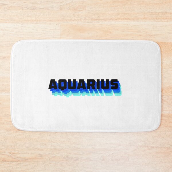 Item preview, Aquarius Gradient Lettering designed and sold by solarsquidd.