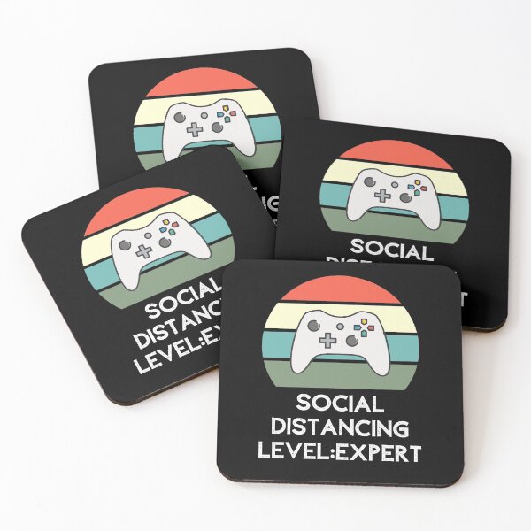 Item preview, Social Distancing Expert Gaming Video Gamer Retro designed and sold by Emerg-Apparel.