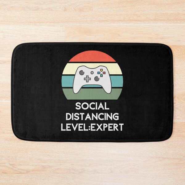 Item preview, Social Distancing Expert Gaming Video Gamer Retro designed and sold by Emerg-Apparel.