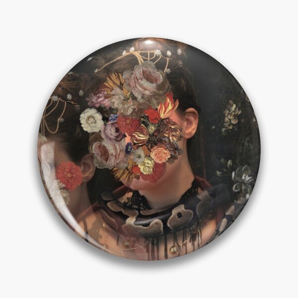 Item preview, Renaissance Snake with Flowers designed and sold by TuneyBlue.