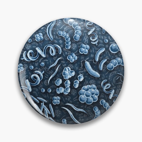 Item preview, Microbial Pattern - Blue designed and sold by Jared Hart.