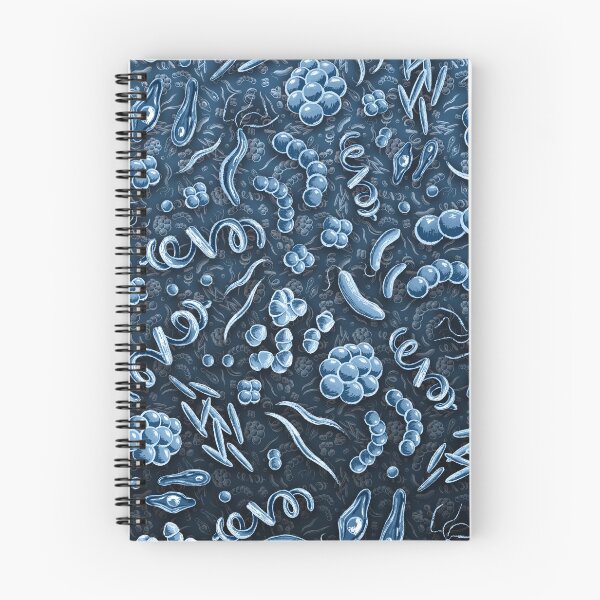 Item preview, Microbial Pattern - Blue designed and sold by Jared Hart.