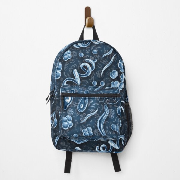 Item preview, Microbial Pattern - Blue designed and sold by Jared Hart.