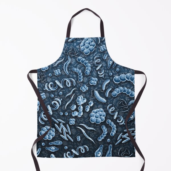 Item preview, Microbial Pattern - Blue designed and sold by Jared Hart.