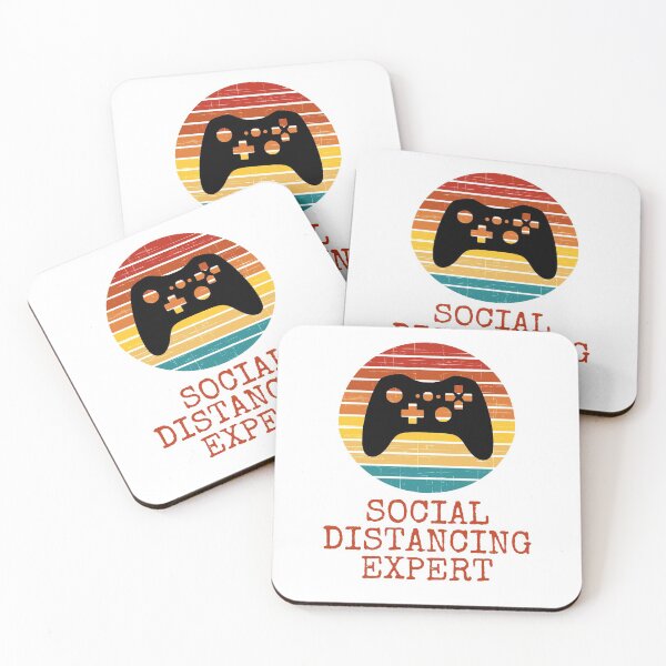 Item preview, Social Distancing Expert Gaming Video Gamer Retro designed and sold by Emerg-Apparel.