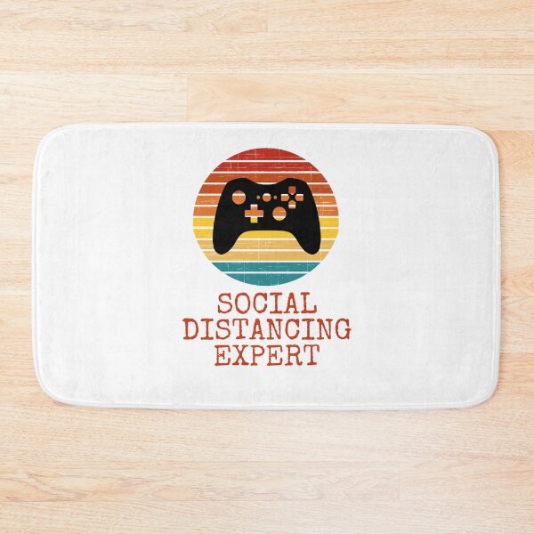 Item preview, Social Distancing Expert Gaming Video Gamer Retro designed and sold by Emerg-Apparel.