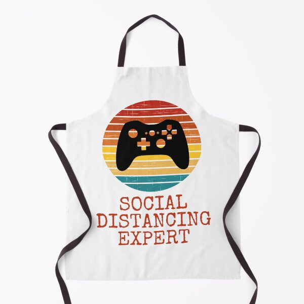 Item preview, Social Distancing Expert Gaming Video Gamer Retro designed and sold by Emerg-Apparel.