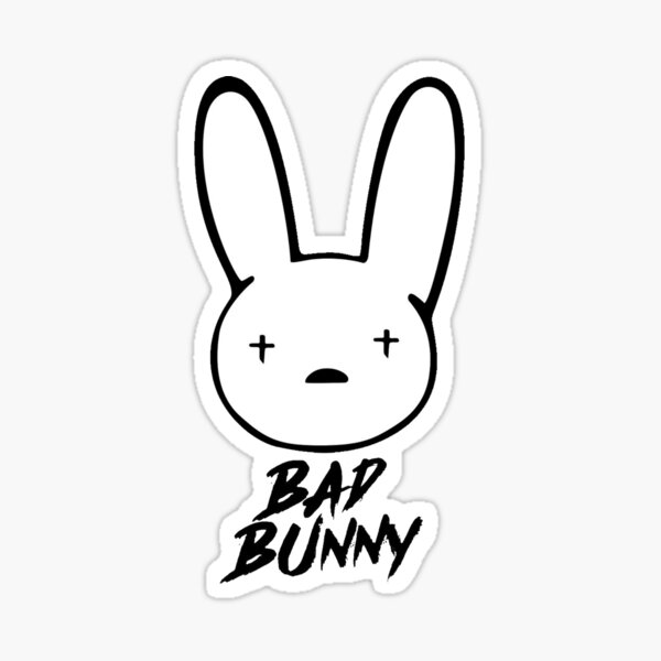 Bad Bunny Women T-Shirt Sticker